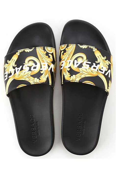 versace flip flops mens replica|Versace slides cheap.